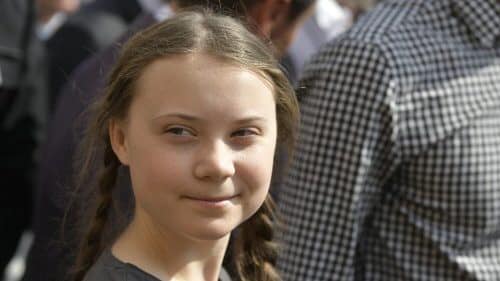 Portrait de Greta Thunberg , la jeune écologiste suédoise